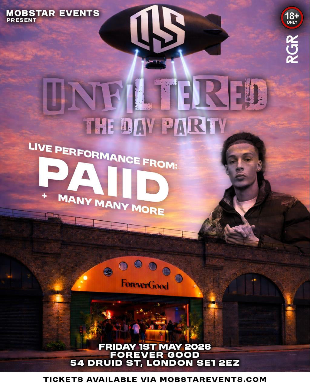 ‘UNFILTERED’ GENERAL RELEASE
